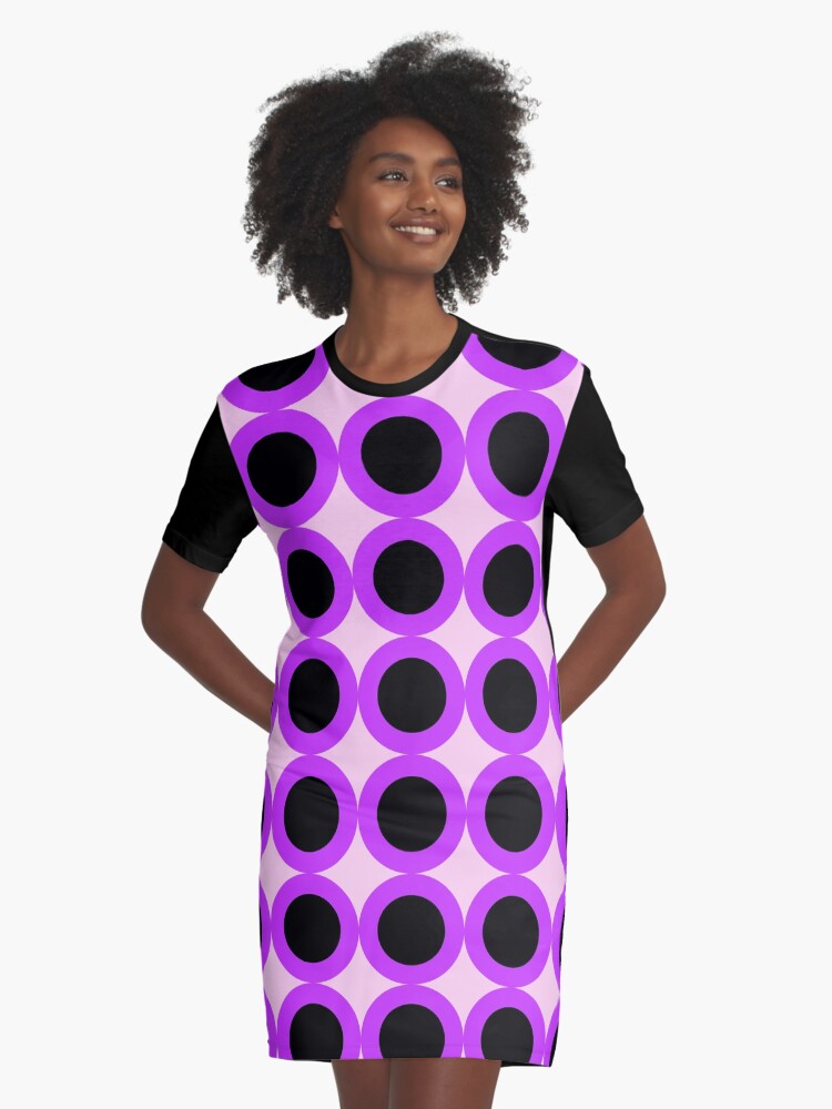 purple mod dress