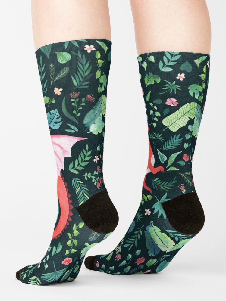 Alternate view of Tropical Dragon Socks