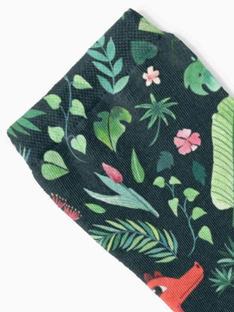 Alternate view of Tropical Dragon Socks