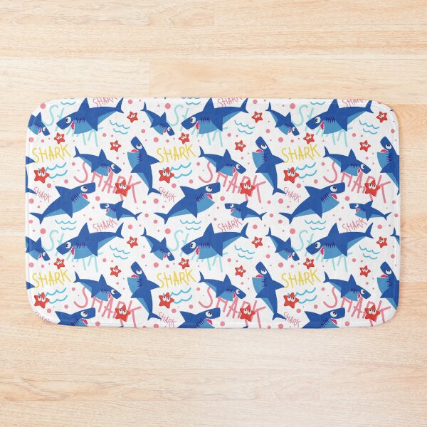 Item preview, cute shark pattern  designed and sold by donikudjo.
