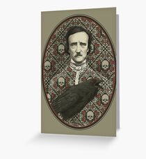 Tarjeta de felicitación Edgar Allan Poe