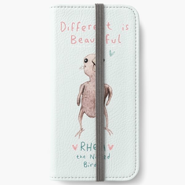 Rhea - Different is Beautiful iPhone Wallet