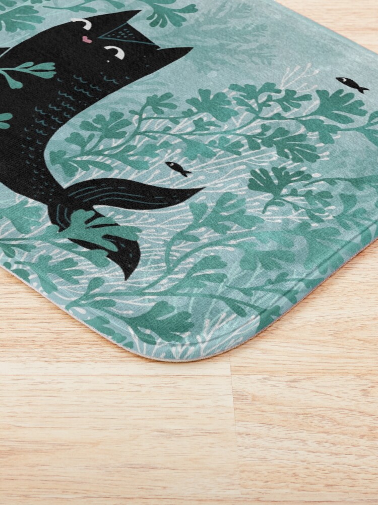 Alternate view of Undersea (Mint Remix) Bath Mat