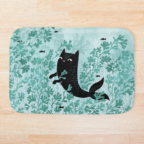 Undersea (Mint Remix) Bath Mat