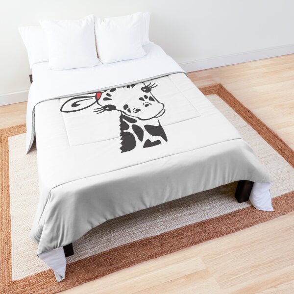 early days giraffe comforter