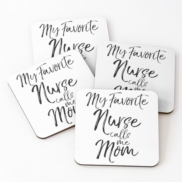 Artikelvorschau, My Favorite Nurse Calls Me Mom entworfen und verkauft von TNDesignStudio.