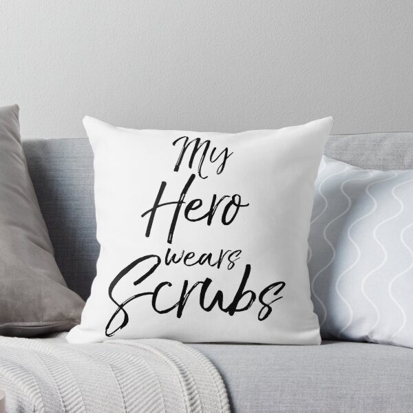Item preview, My Hero Wears Scrubs designed and sold by TNDesignStudio.