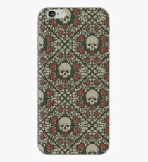Skulls and roses iPhone Case