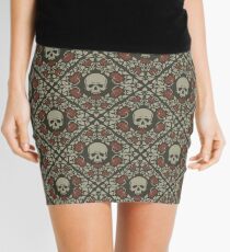 Skulls and roses Mini Skirt