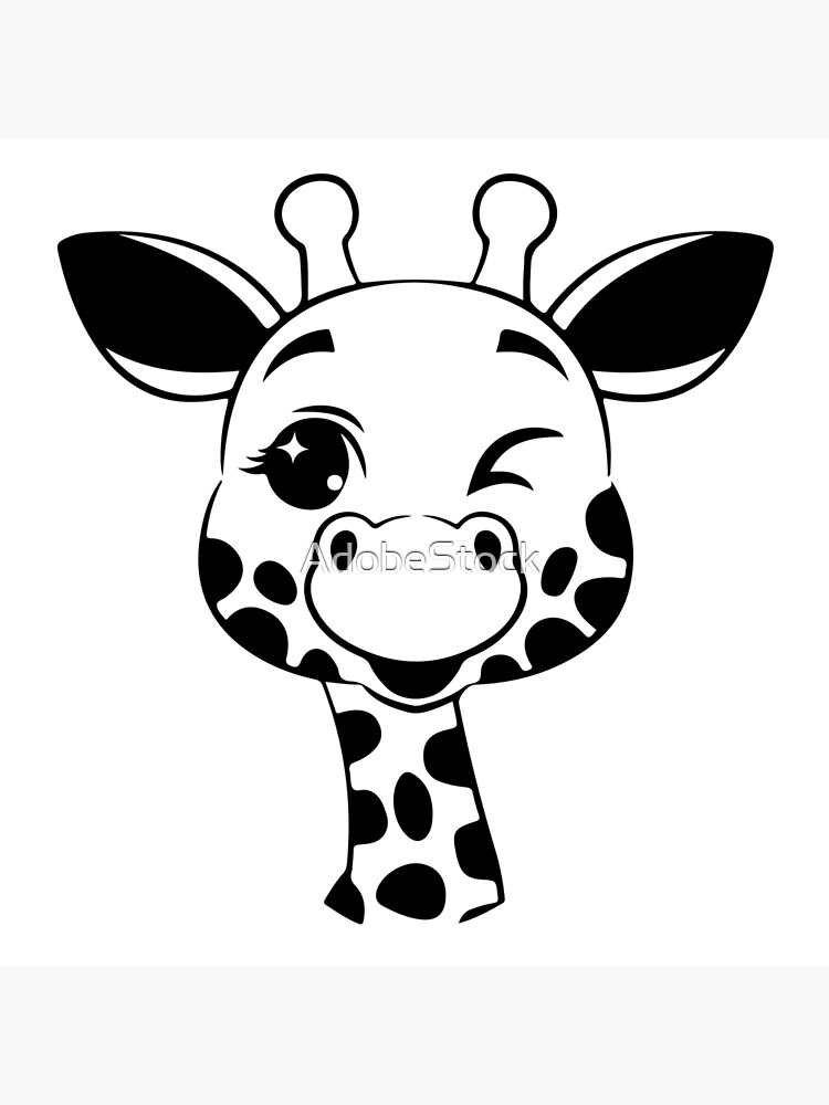 Download Giraffe Clipart Greeting Cards Redbubble