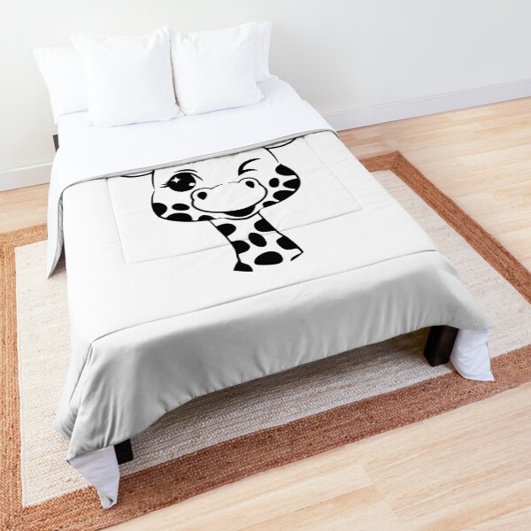 early days giraffe comforter