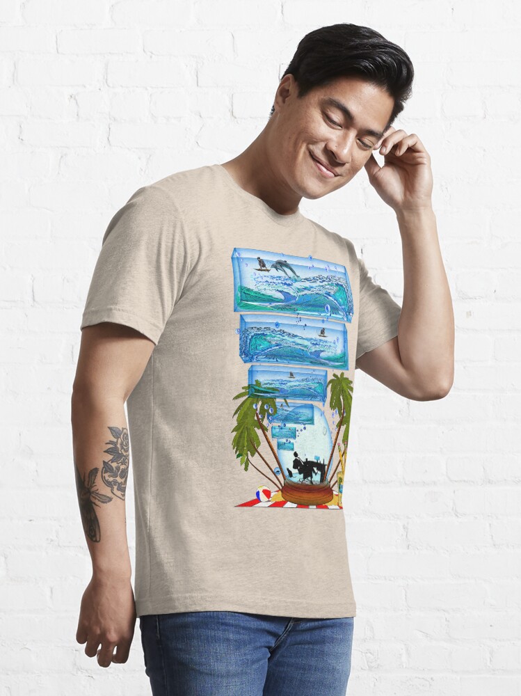 Alternate view of DESKTOP PARADISE Essential T-Shirt