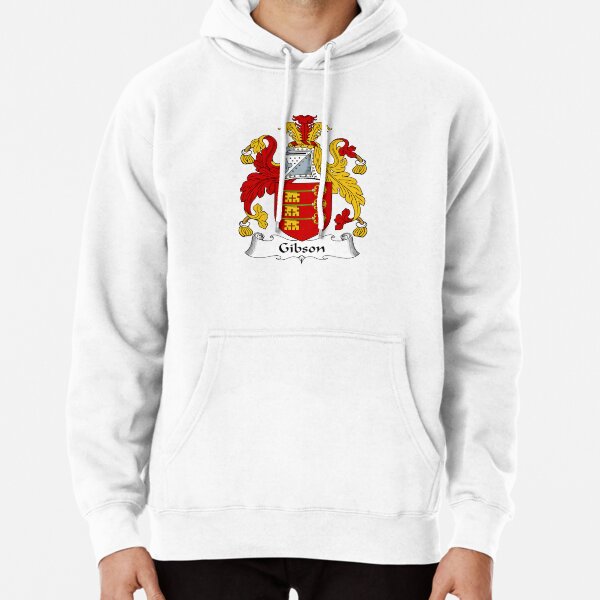 Gibson Family Crest Hoodie Sweatshirt Gibson Coat of Arms