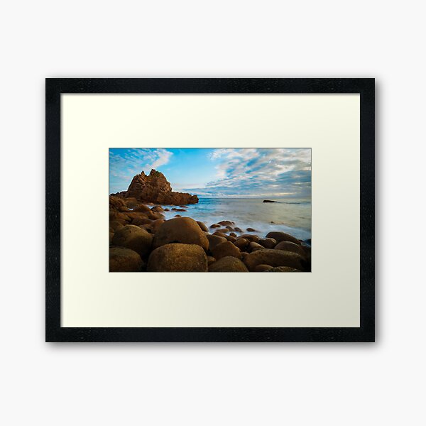 Item preview, Slow and smooth sea waves lapping at a beautiful rocky beach designed and sold by DesignBoard Photography.