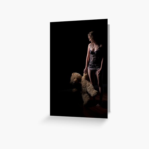 The Woman Longs for The Innocent Girl She Thinks Lost Greeting Card