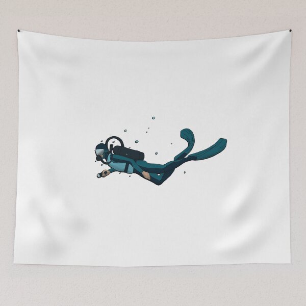 Item preview, Diver underwater diving hobby deep sea gift designed and sold by redshirtz.