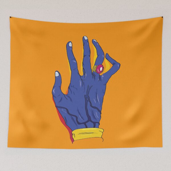Item preview, Everything everything - Blue hand designed and sold by nootrope.