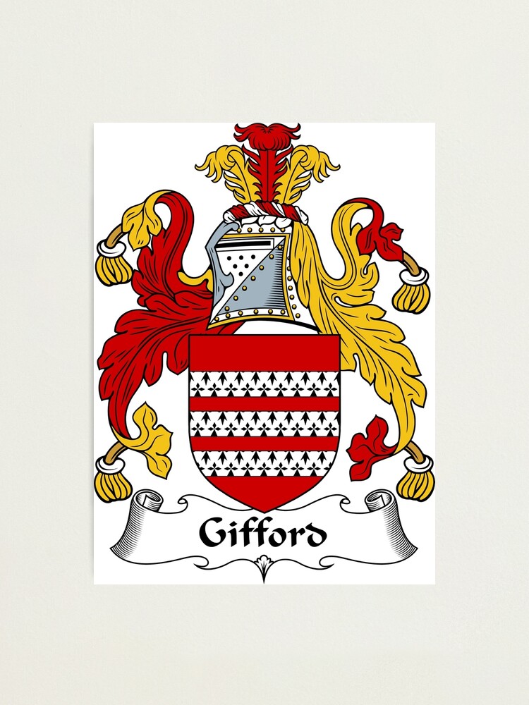 "Gifford Coat of Arms / Gifford Family Crest" Photographic Print by