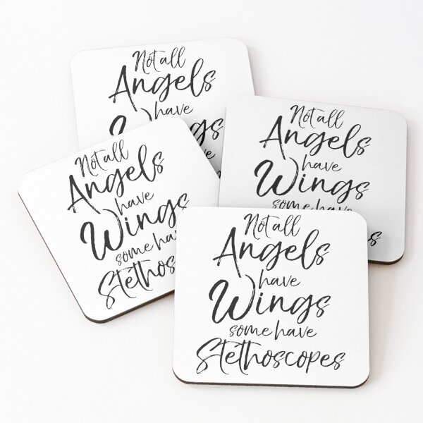 Artikelvorschau, Not All Angels have Wings Some Have Stethoscopes entworfen und verkauft von TNDesignStudio.