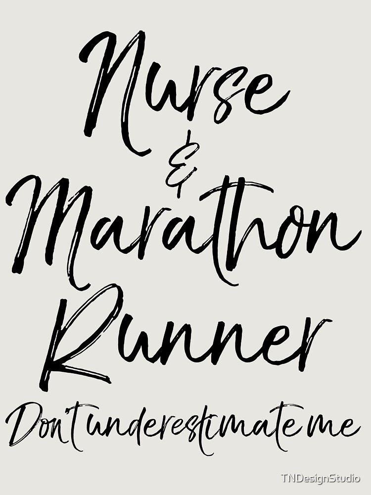 Imagen 6 de 6, Sudadera con capucha oversize prémium con la obra Nurse & Marathon Runner Don't Underestimate Me, diseñada y vendida por TNDesignStudio.