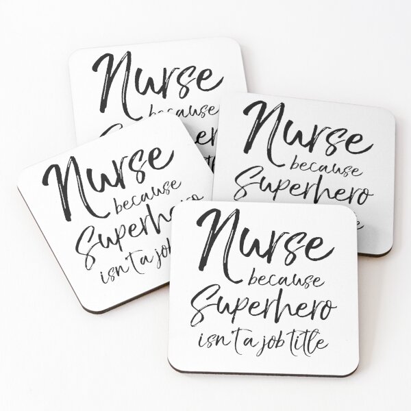 Item preview, Nurse Because Superhero isn't a Job Title designed and sold by TNDesignStudio.