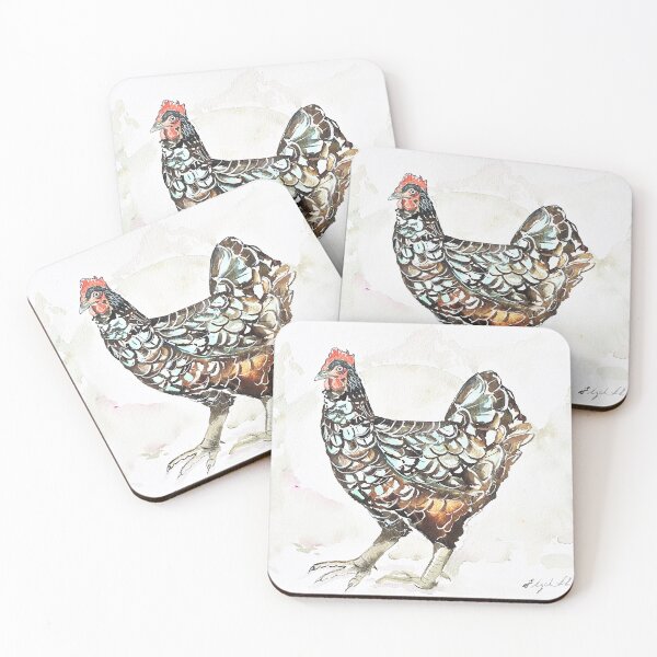 Item preview, Australian chicken farm animals designed and sold by Liz HL Art Shop.