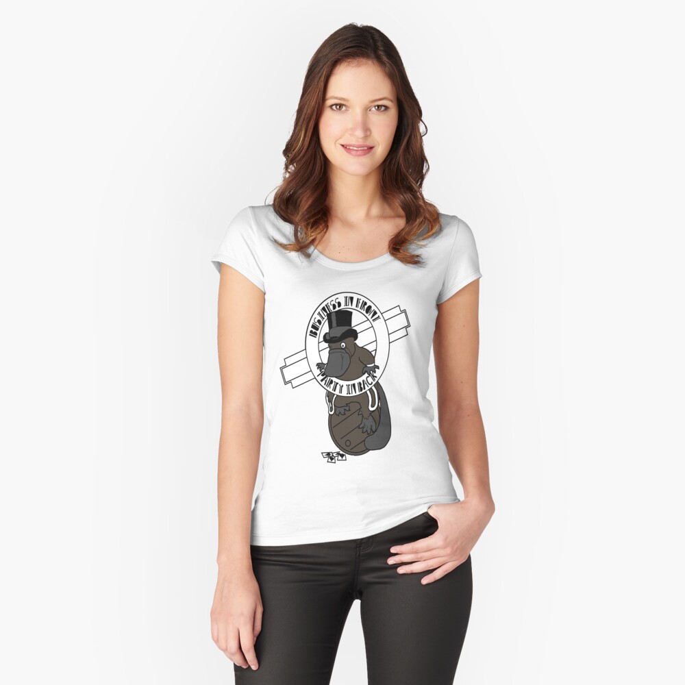 Item preview, Fitted Scoop T-Shirt designed and sold by orngeturtl.