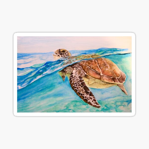 Item preview, Watercolour of Turtle designed and sold by Nicola Morgan.