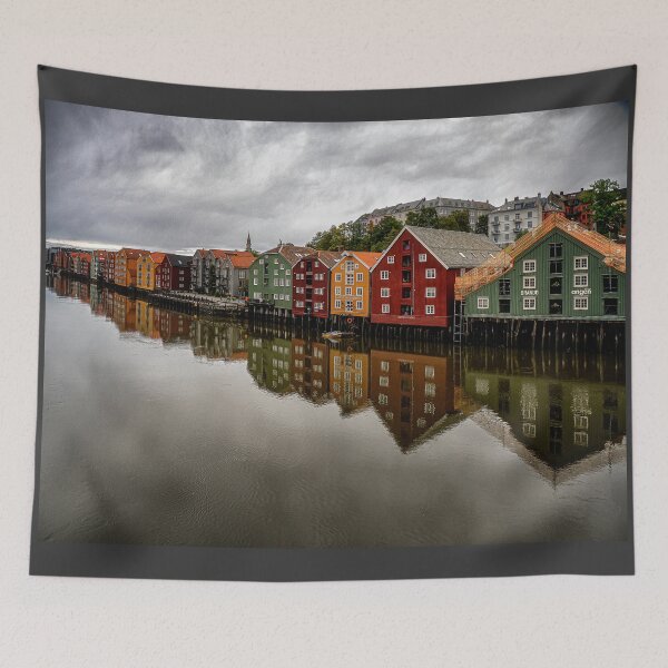 Item preview, Trondheim Old Town Reflections designed and sold by Kathy Weaver.
