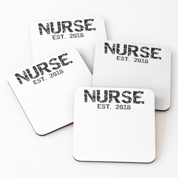 Artikelvorschau, Nurse Est. 2018 Distressed Nursing Gift entworfen und verkauft von TNDesignStudio.
