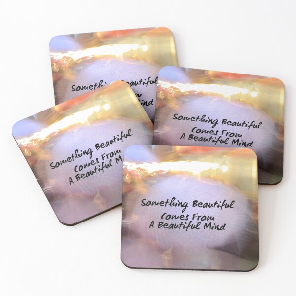 Item preview, Something Beautiful Comes From a Beautiful Mind - Cool Sticker designed and sold by joejiing.