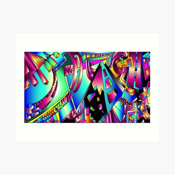 Triangle Visions Art Print