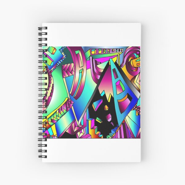 Triangle Visions Spiral Notebook
