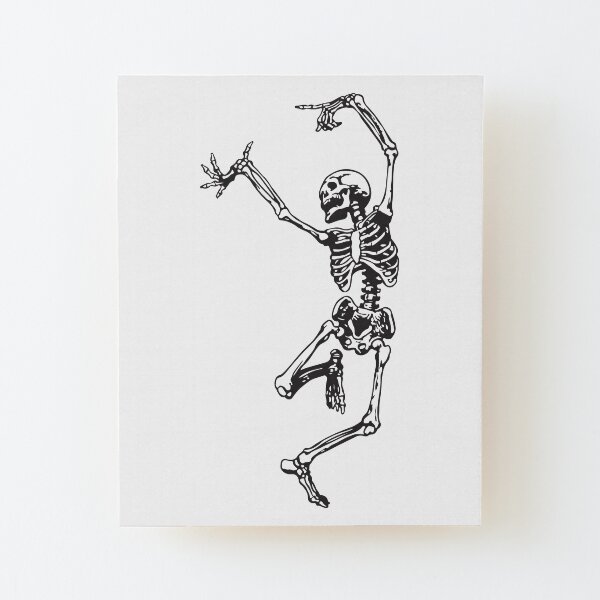 Dance With Death Wood Mounted Print
