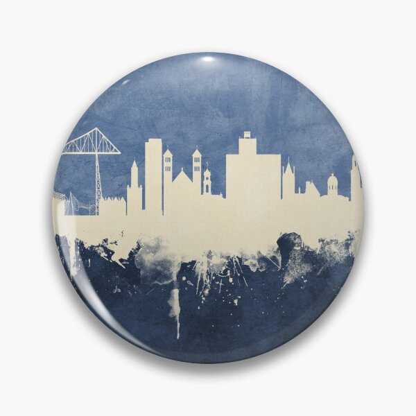 Item preview, Middlesbrough England Skyline designed and sold by ArtPrints.
