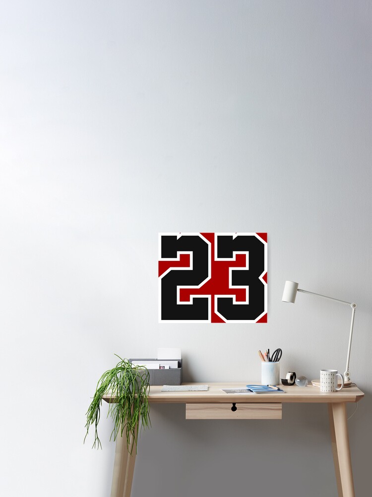 23 jordan jersey number chicago bulls simple cool shirt | Sticker