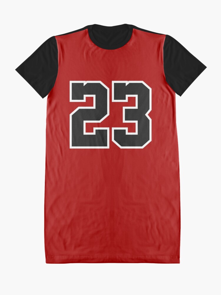 23 jordan jersey number chicago bulls simple cool shirt A-Line Dress by  COURT-VISION