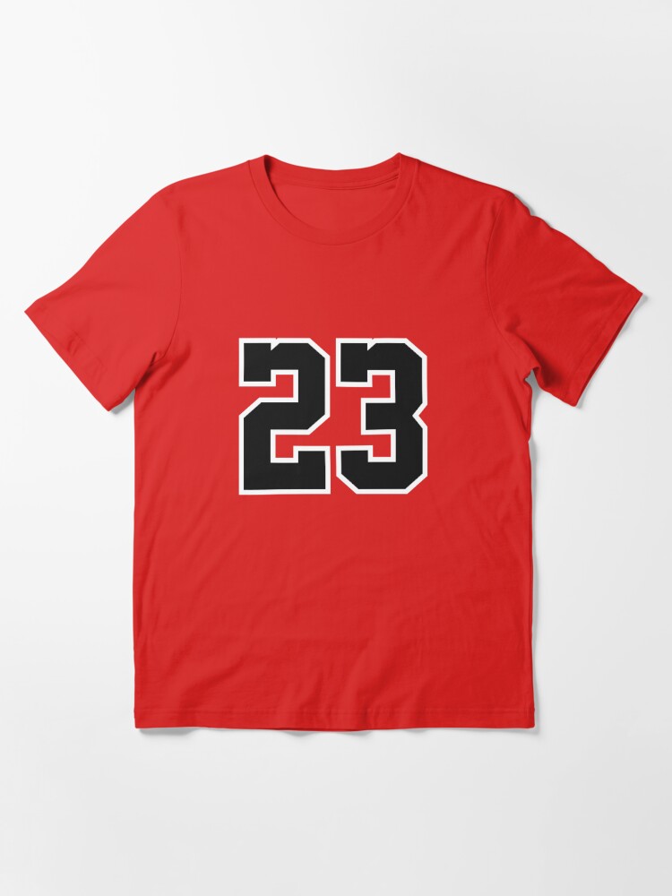23 jordan jersey number chicago bulls simple cool shirt Essential T-Shirt  by COURT-VISION