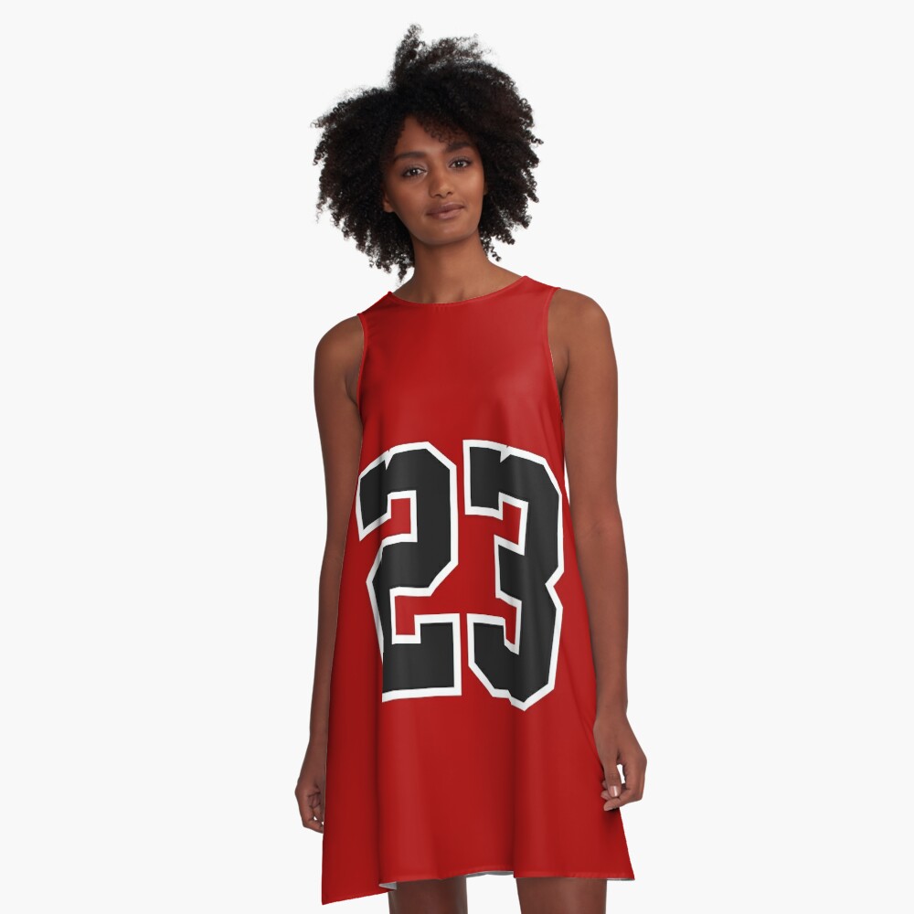 23 jordan jersey number chicago bulls simple cool shirt Graphic T-Shirt  Dress by COURT-VISION