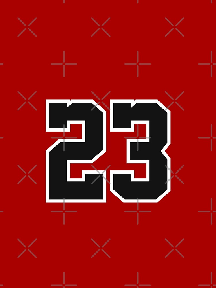 23 jordan jersey number chicago bulls simple cool shirt Graphic T-Shirt  Dress by COURT-VISION