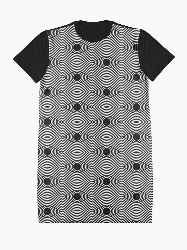 Alternate view of Eye Of The Storm Graphic T-Shirt Dress