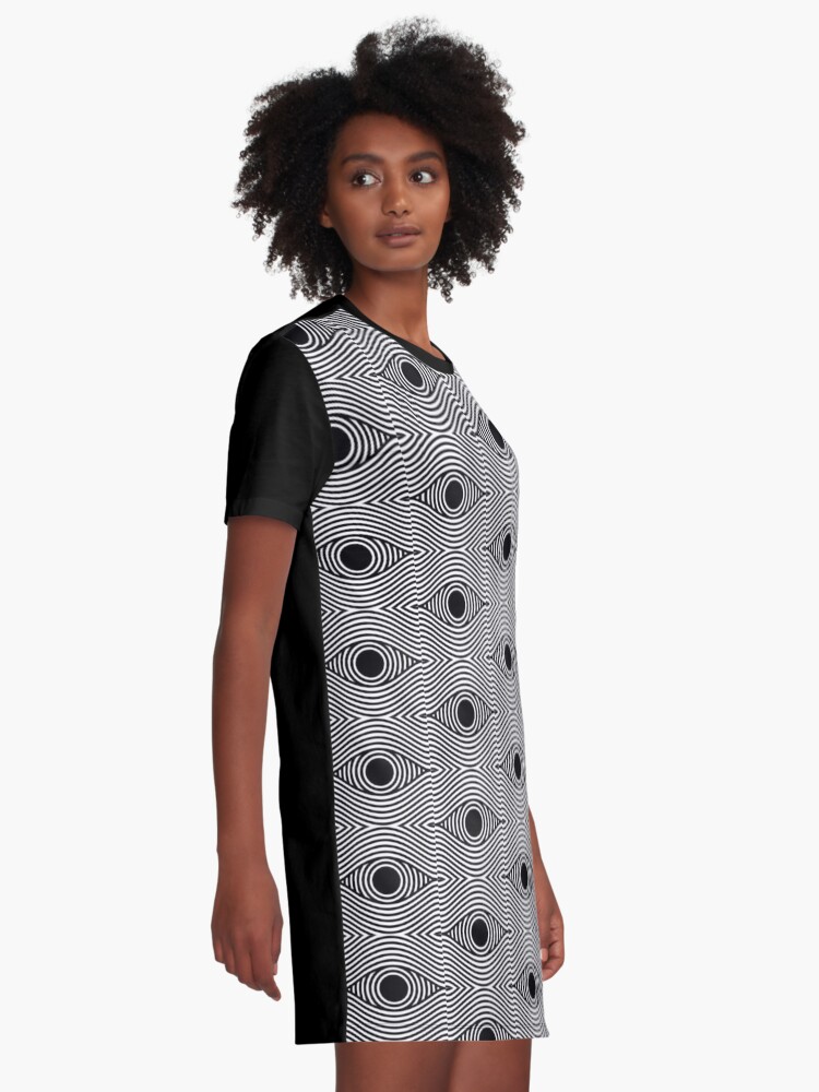 Alternate view of Eye Of The Storm Graphic T-Shirt Dress