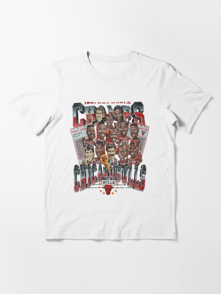 90s Chicago Bulls 1991 World Champ NBA t-shirt Extra Large - The