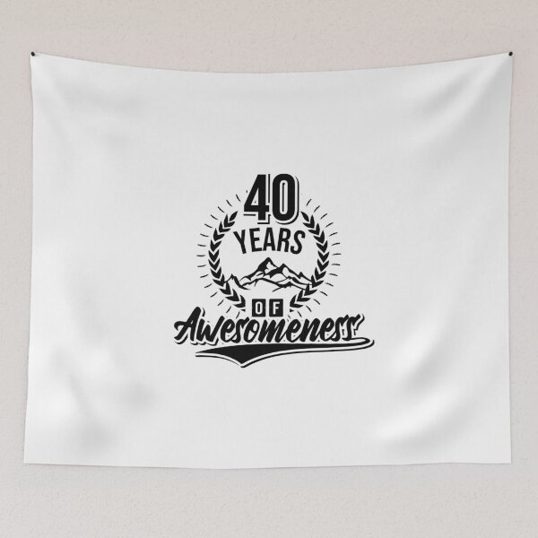 Item preview, 40 years of awesomeness! designed and sold by Cutebutfunny.