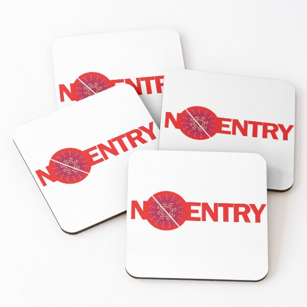 Item preview, No Entry for nCovid-19 designed and sold by SueSakpal.