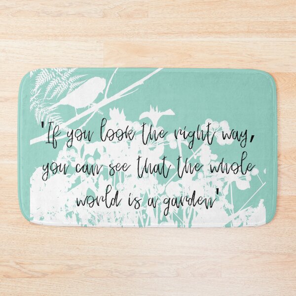 Item preview, The Secret Garden Quote designed and sold by MarbleCloud.