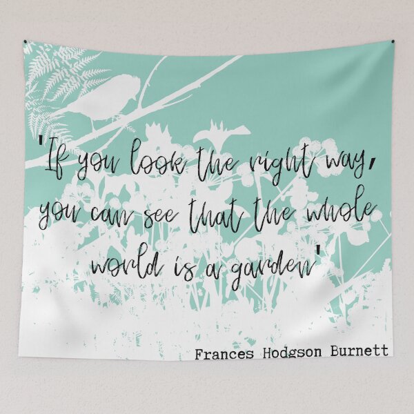 Item preview, The Secret Garden Quote designed and sold by MarbleCloud.