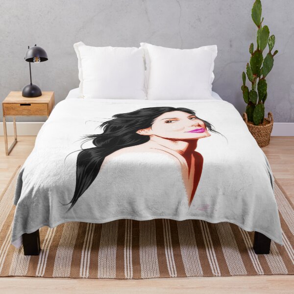 Item preview, Sandra Bullock - An illustration by Paul Cemmick designed and sold by TIGERDAVER.