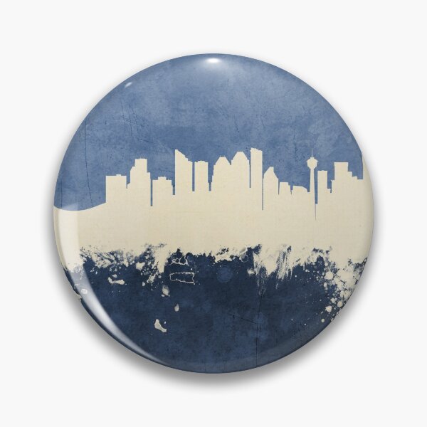Aperçu de l'œuvre Calgary Canada Skyline créée et vendue par ArtPrints.