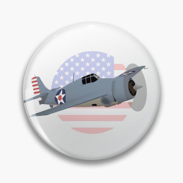 Item preview, Patriotic WW2 F4F Wildcat Airplane designed and sold by NorseTech.